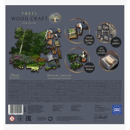 Trefl Holz Puzzle (1000 Teile) - Viktorianisches Haus