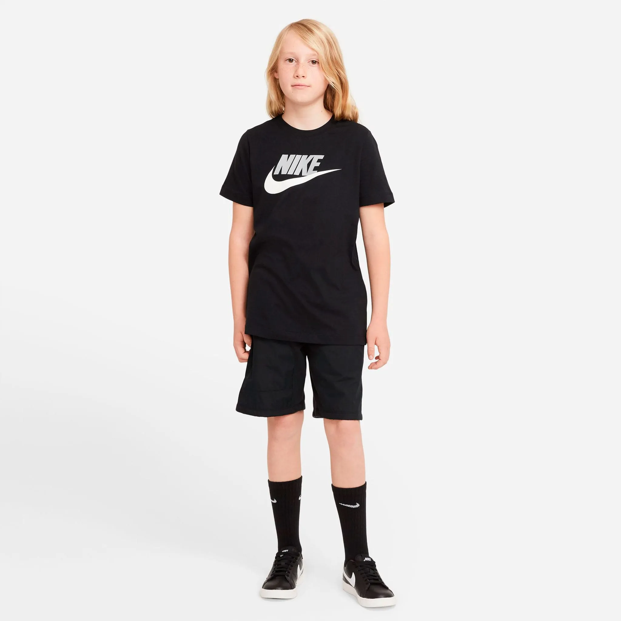 Nike T-shirt Sportswear Noir 8-16ans