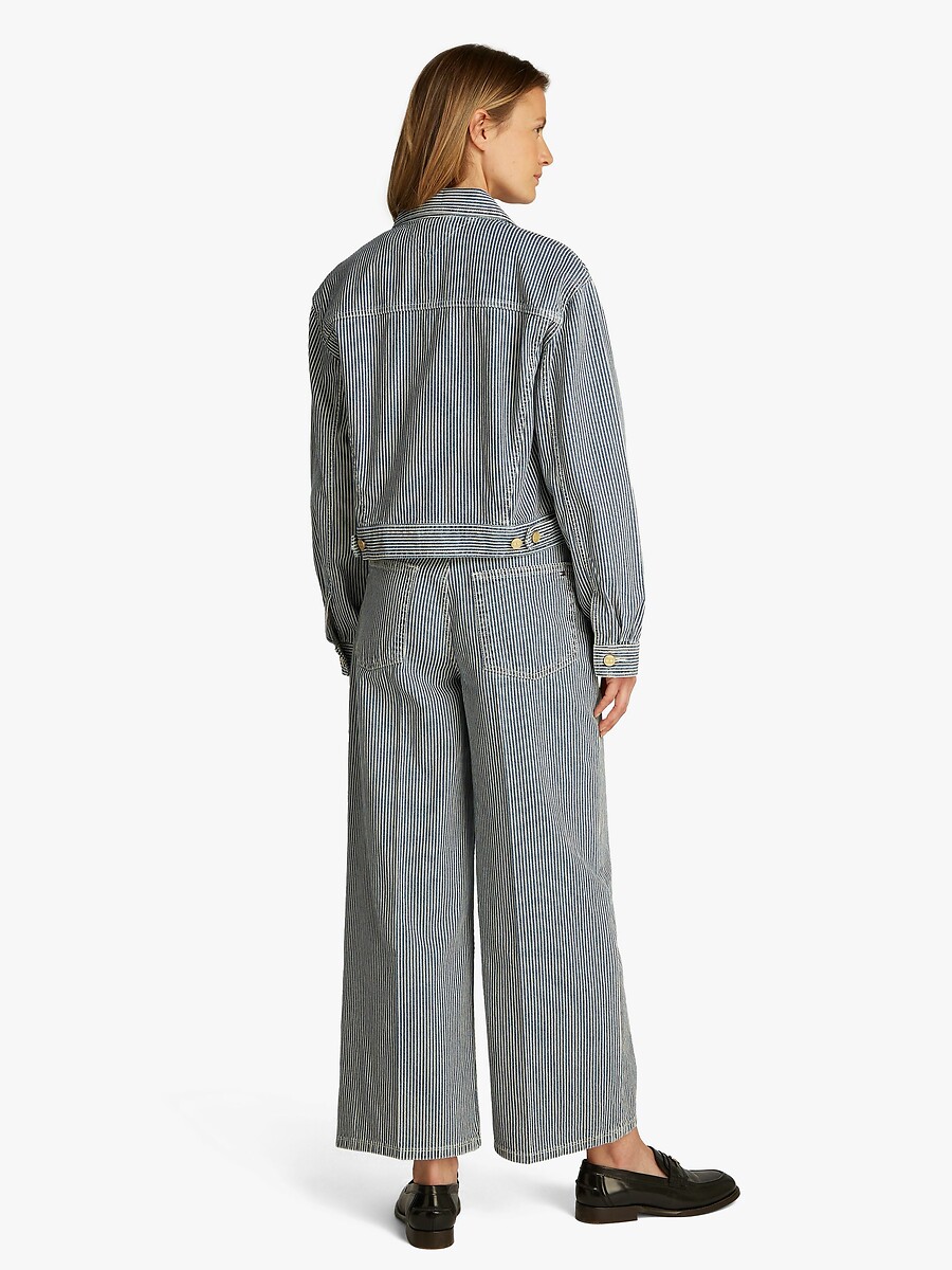 TOMMY HILFIGER<br>Jaqueta curta listrada