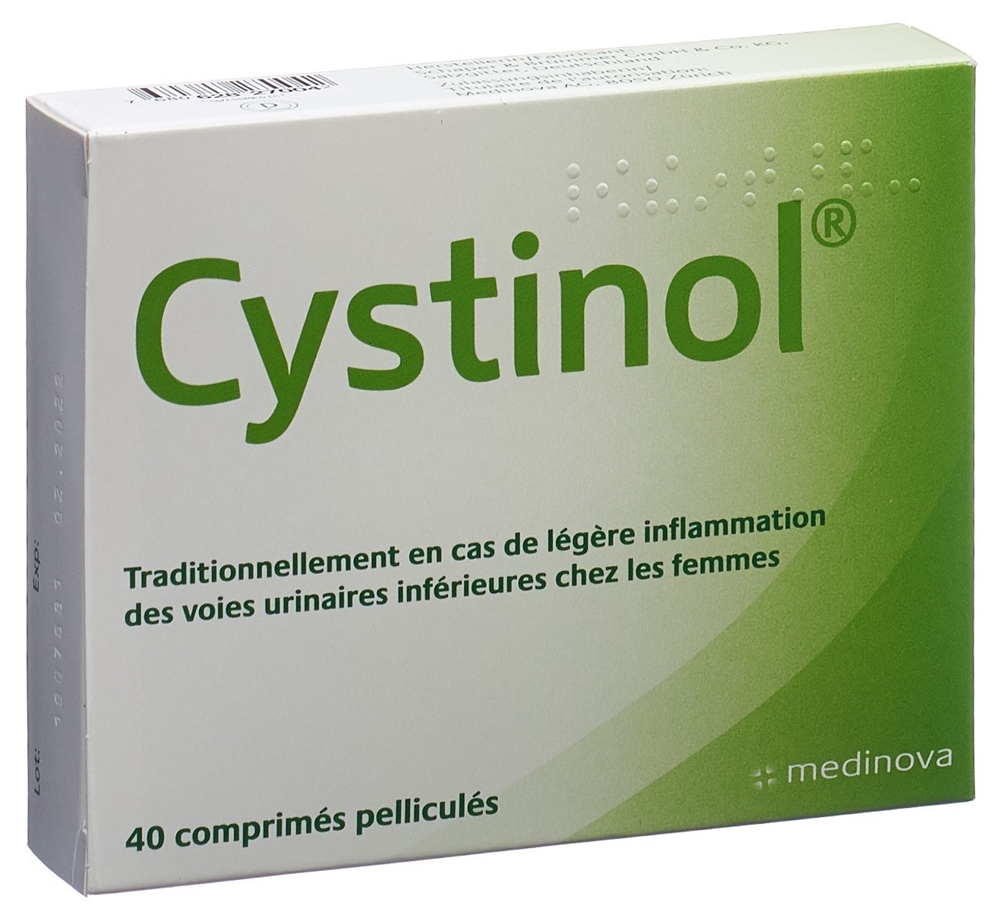 CYSTINOL Filmtabl überzogene Tablette Blist 40 Stk<br>40 Stück, Blister, Filmtablette, überzogene Tablette