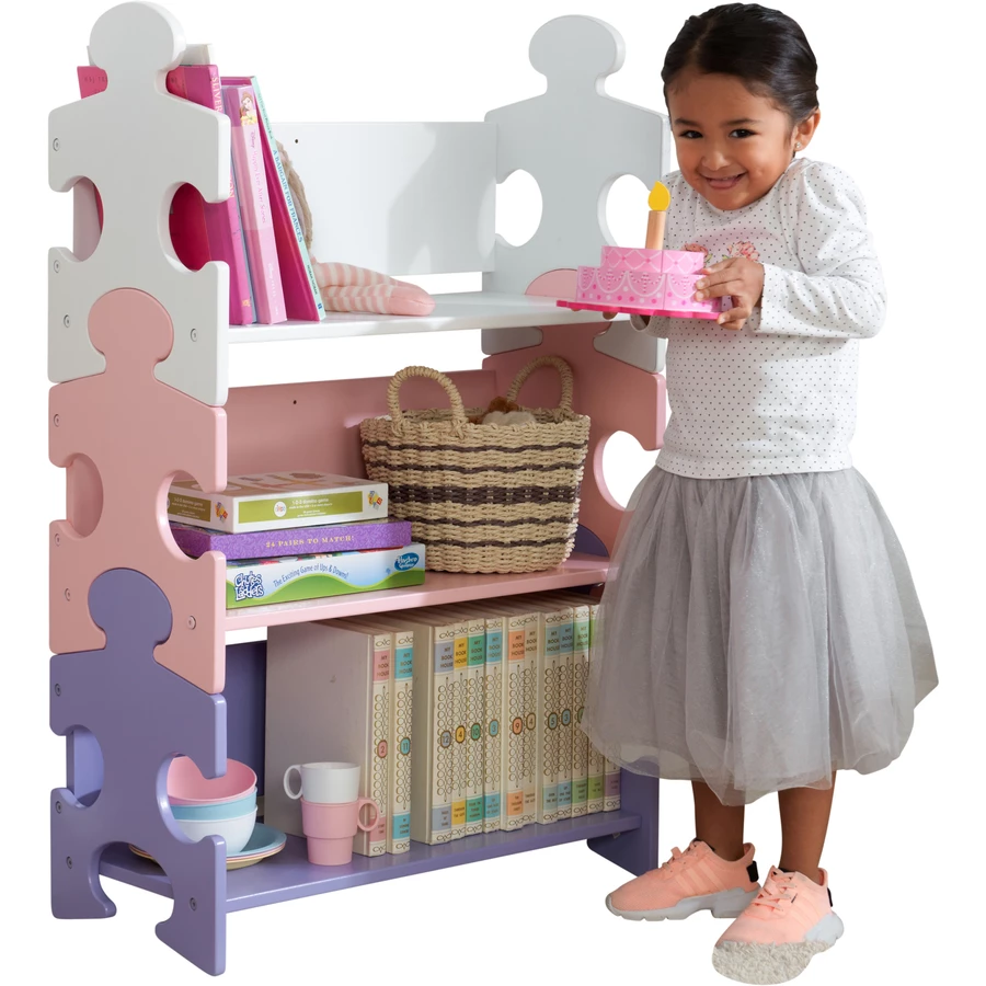 KidKraft® Bücherregal Puzzle Pastell