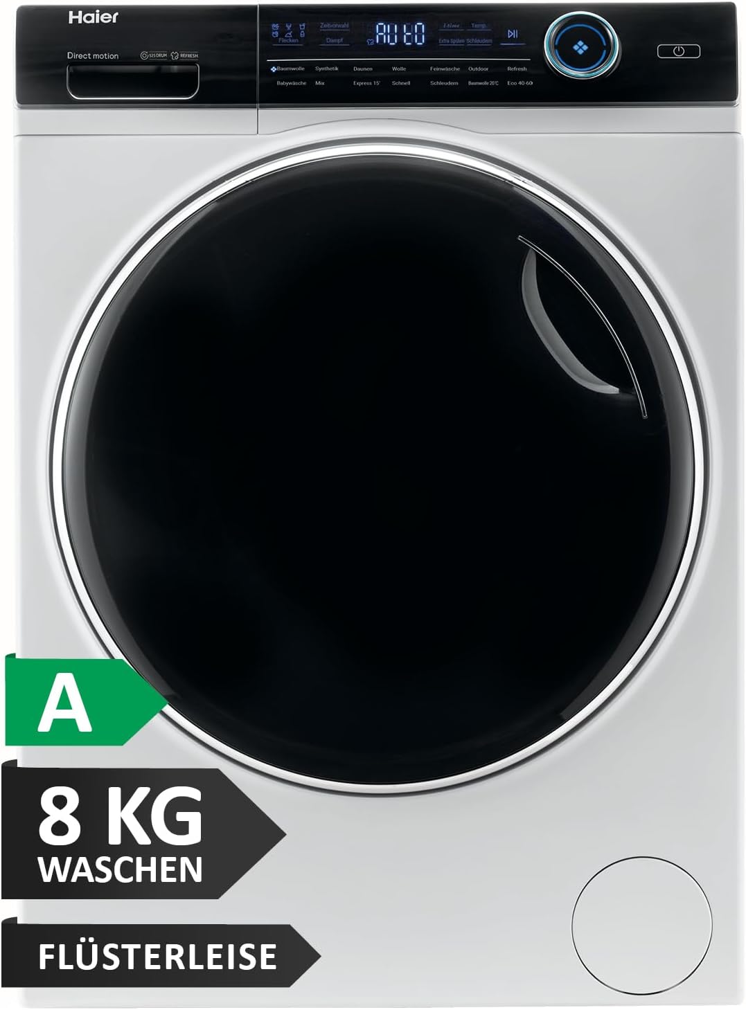 Haier I-PRO Series 7 HW80-B14979 I Frontlader-Waschmaschine 8 kg I [Energieklasse A]