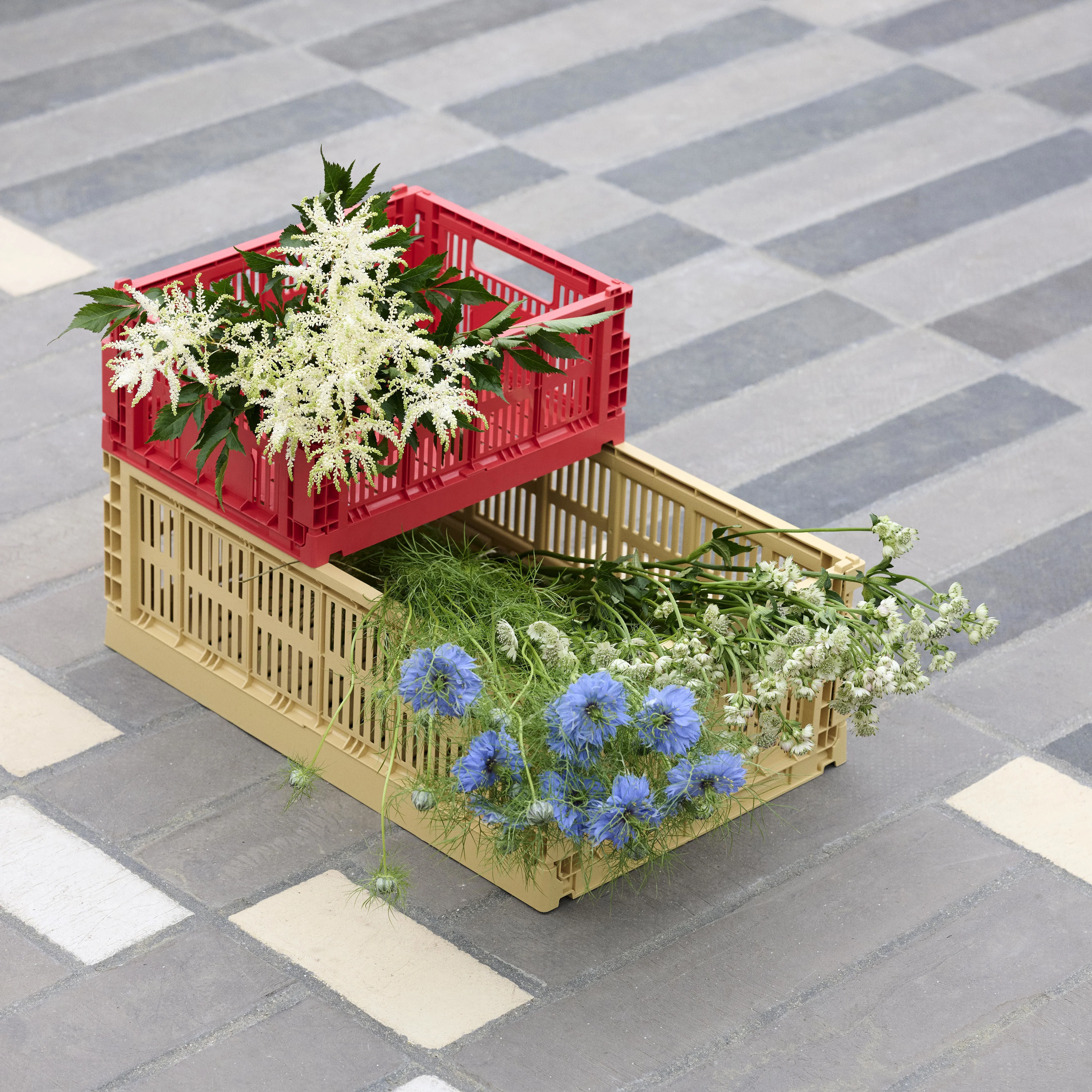 COLOUR CRATE - Panier | Jaune