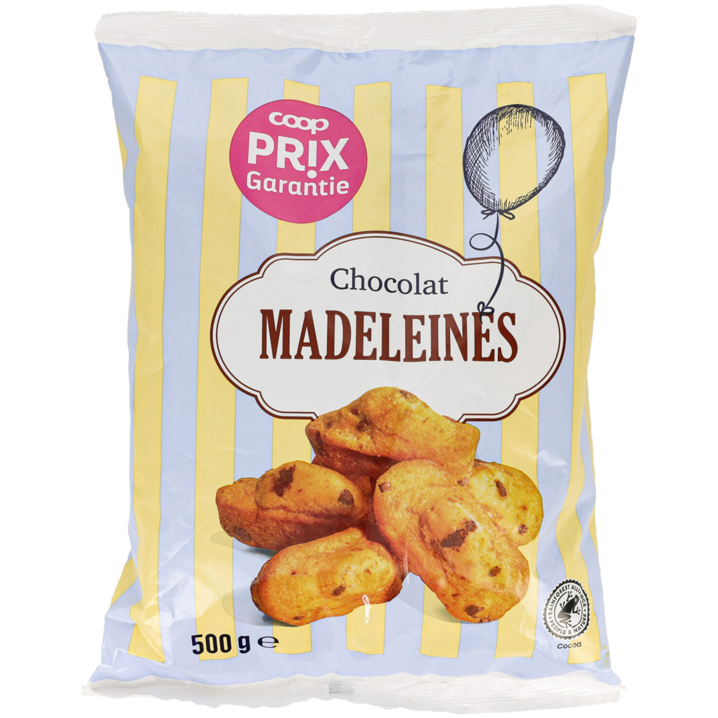Prix Garantie Madeleines choco