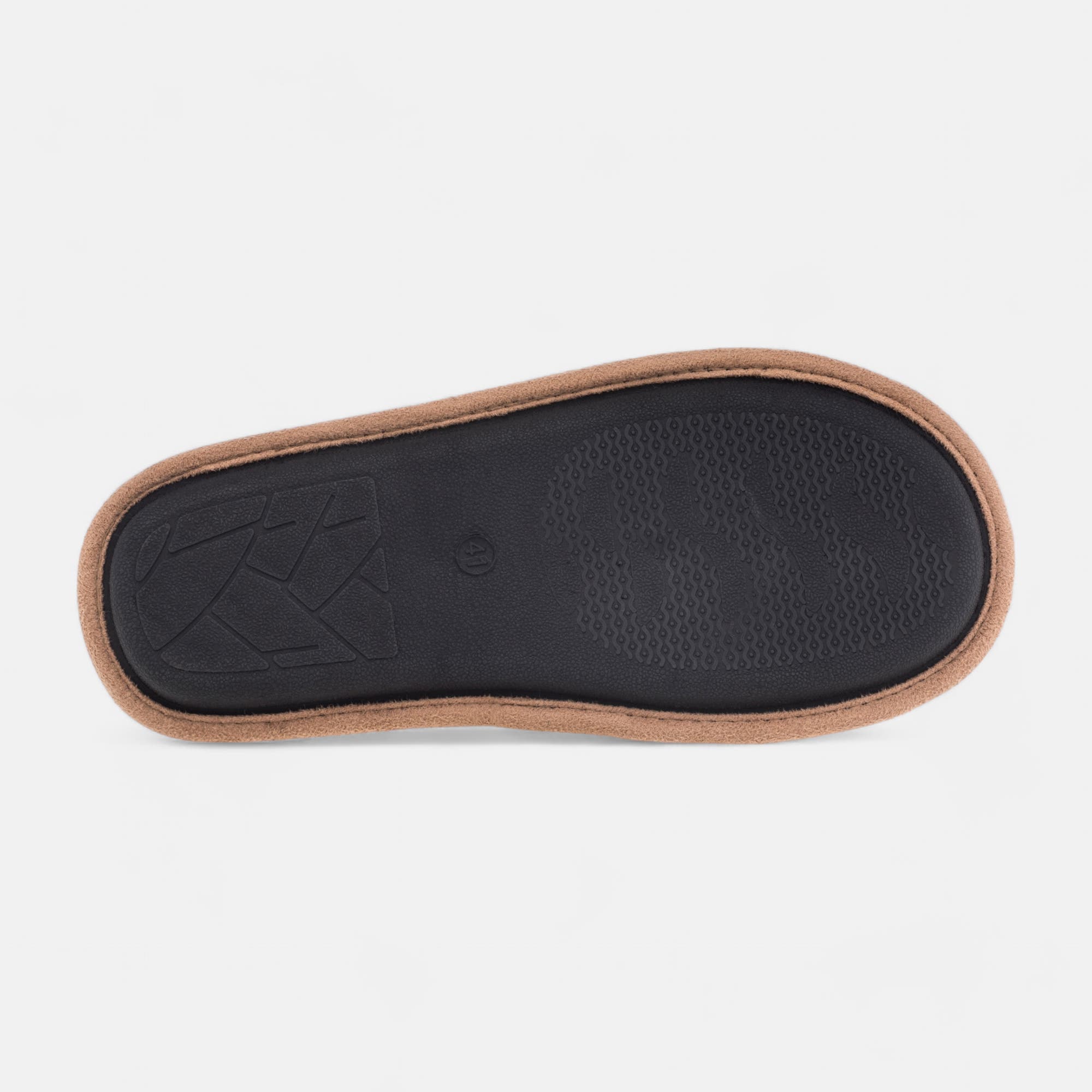 Pantoufles mules Homme cognac