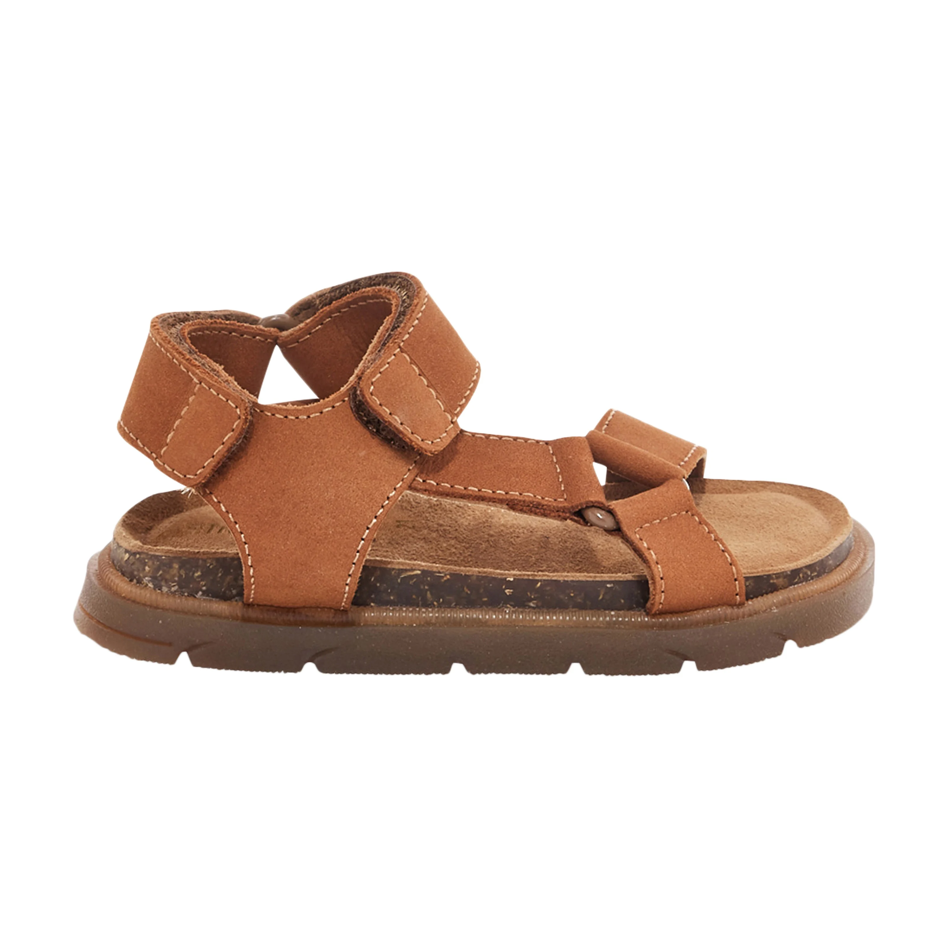 Sandales cuir enfantpar m.belarbi capucin | Marron