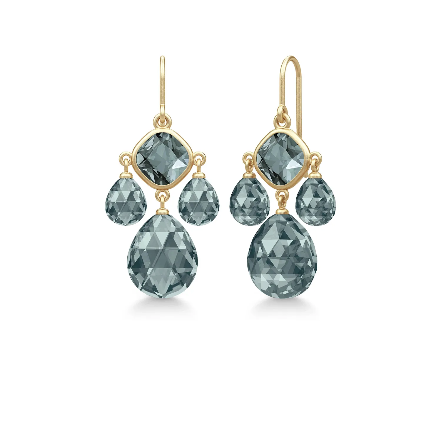 Julie Sandlau Olivia Chandelier Øreringe 22 kt. Forgyldt Sølv HKS777GDMDCR