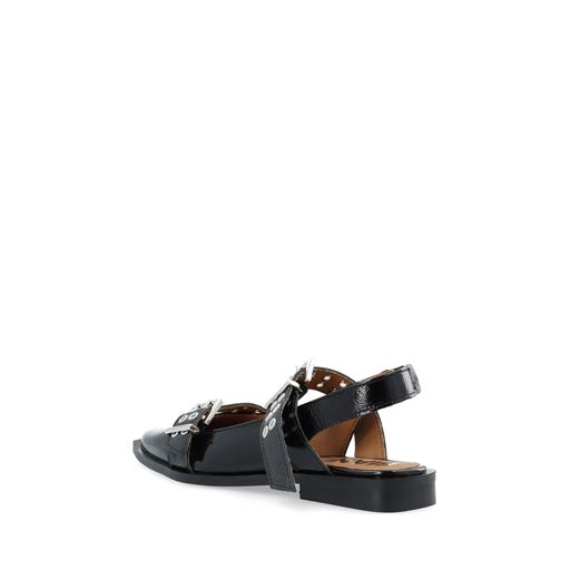 Bianco BIAVictoria Slingback Ballerinasko, Black Nappalak, 41