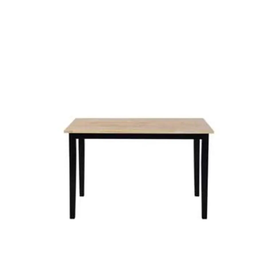 HOUSTON - Eettafel - Zwart - 75 x 120 cm - Rubberhout