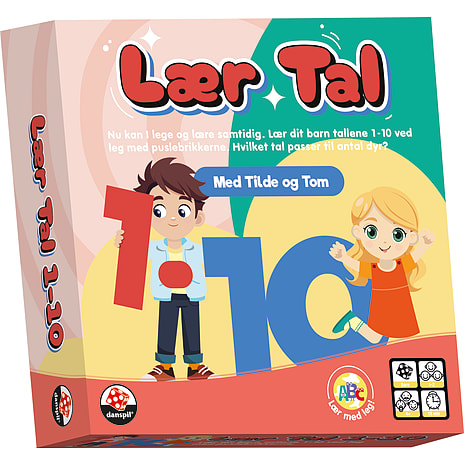Danspil lær tal 1-10 (dk)