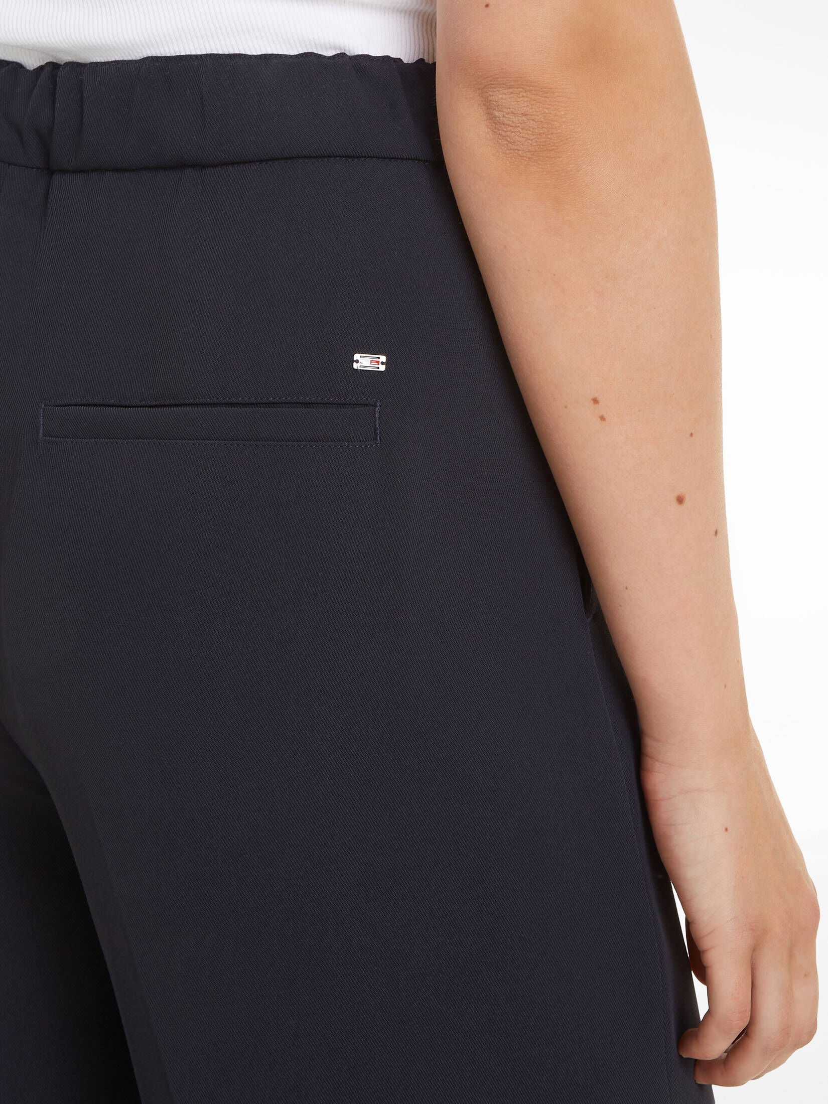 Tommy Hilfiger| Damen Culotte FLUID TWILL WIDE LEG CROP