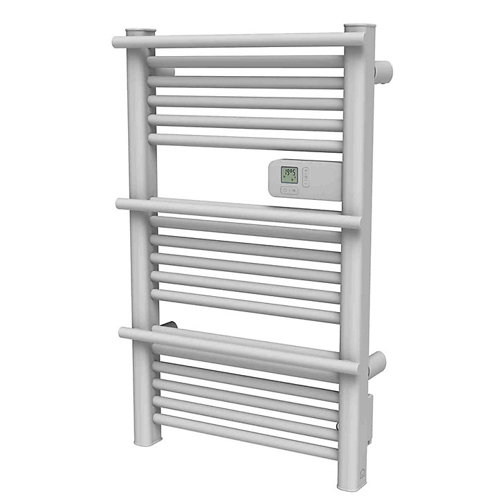 Sèche-serviettes électrique à inertie sèche GoodHome Solna blanc 350W