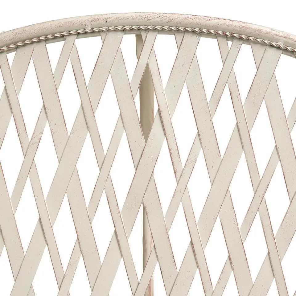 YAVIZA - Tuintafel - Lichtbeige - IJzer