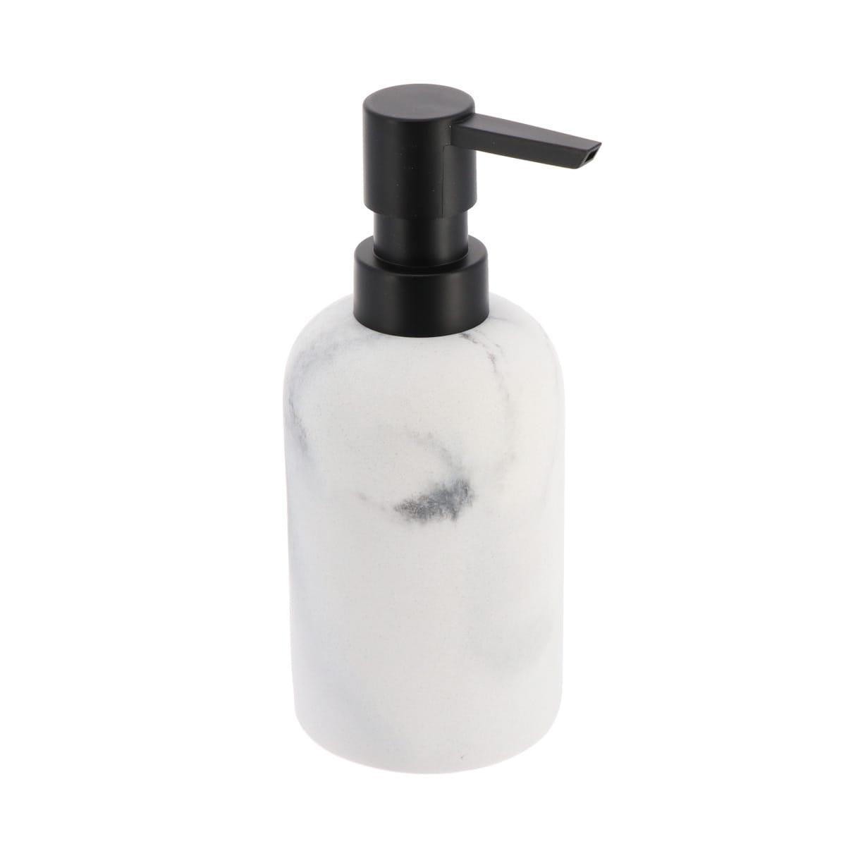 DISTRIBUTEUR A SAVON POLYRESINE 300ML MARBRE