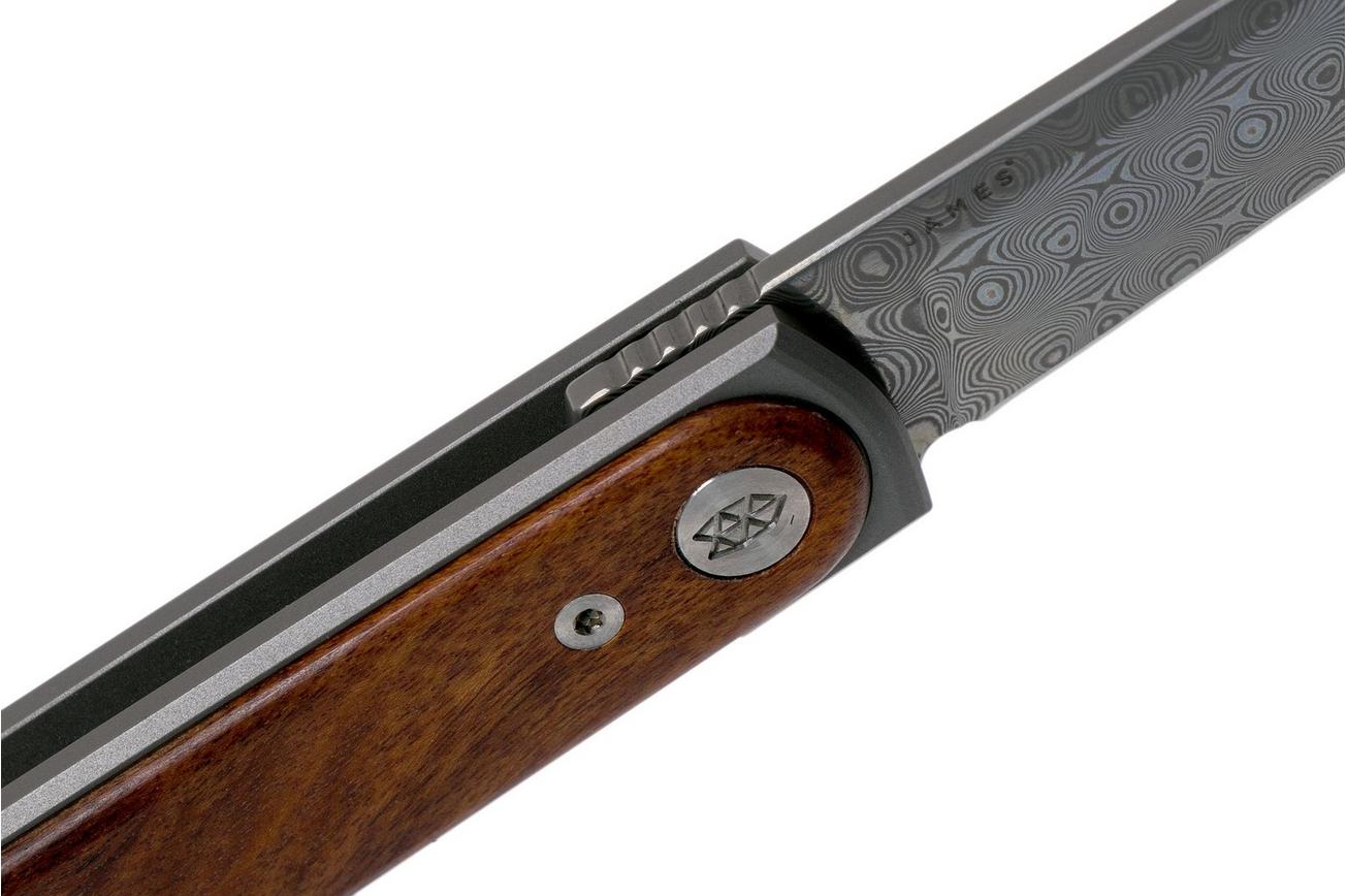 The James Brand The Duval Rosewood Damascus, KN109159-00 zakmes