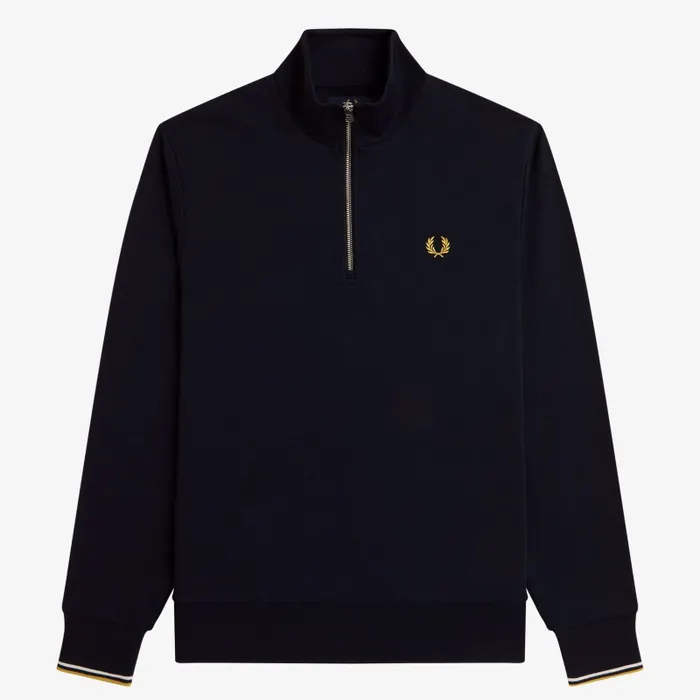 Fred Perry Half Zip Sweatshirt Heren