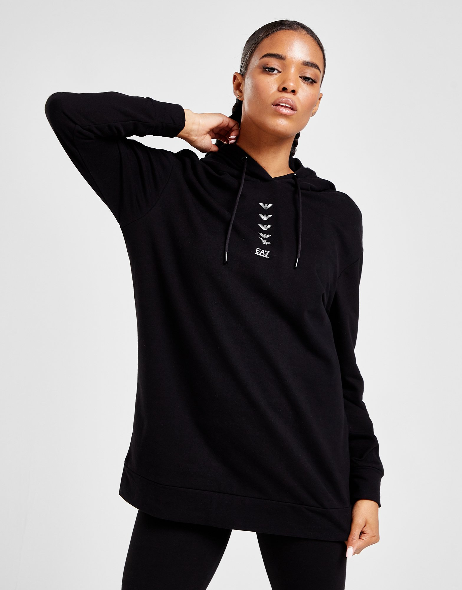 Emporio Armani EA7 Sweat à Capuche Eagle Femme