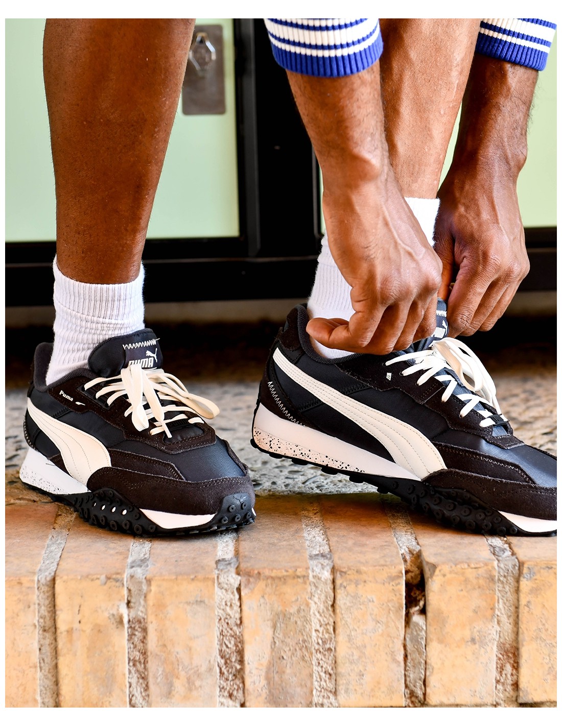 puma Sneakers homme blktop rider black