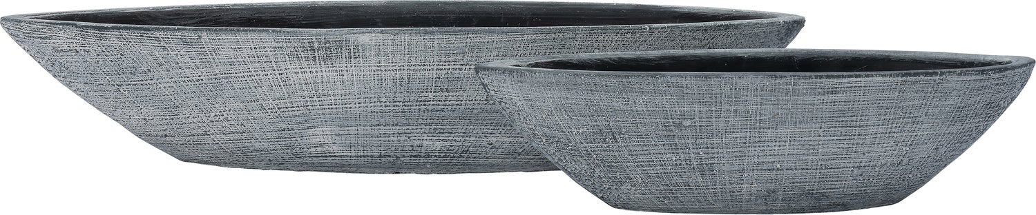 Intratuin bloempot Boge grijs 38 x 11 x 10 cm