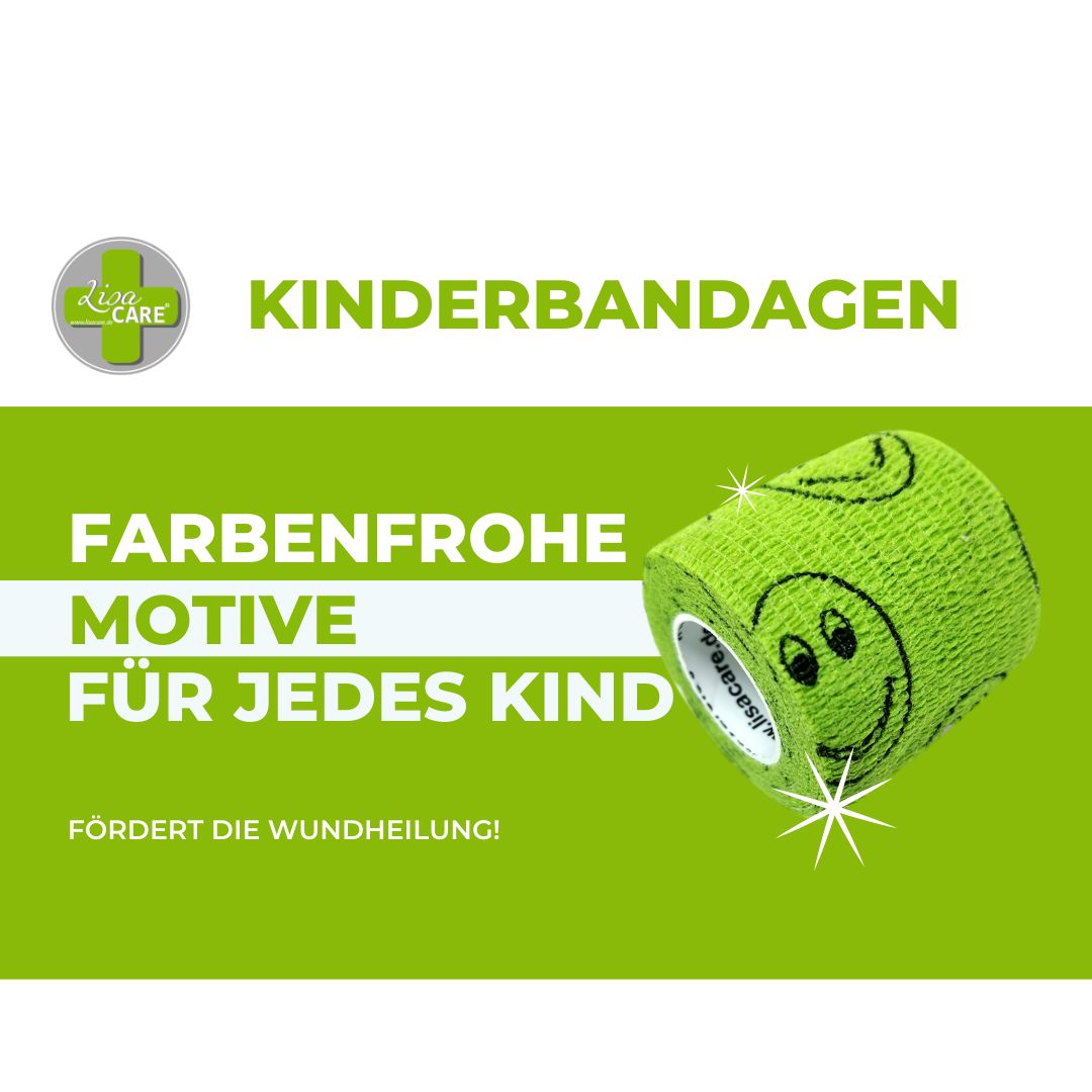 LisaCare Kinderpflaster - Bandagen zum Trösten - 10cmx4,5m