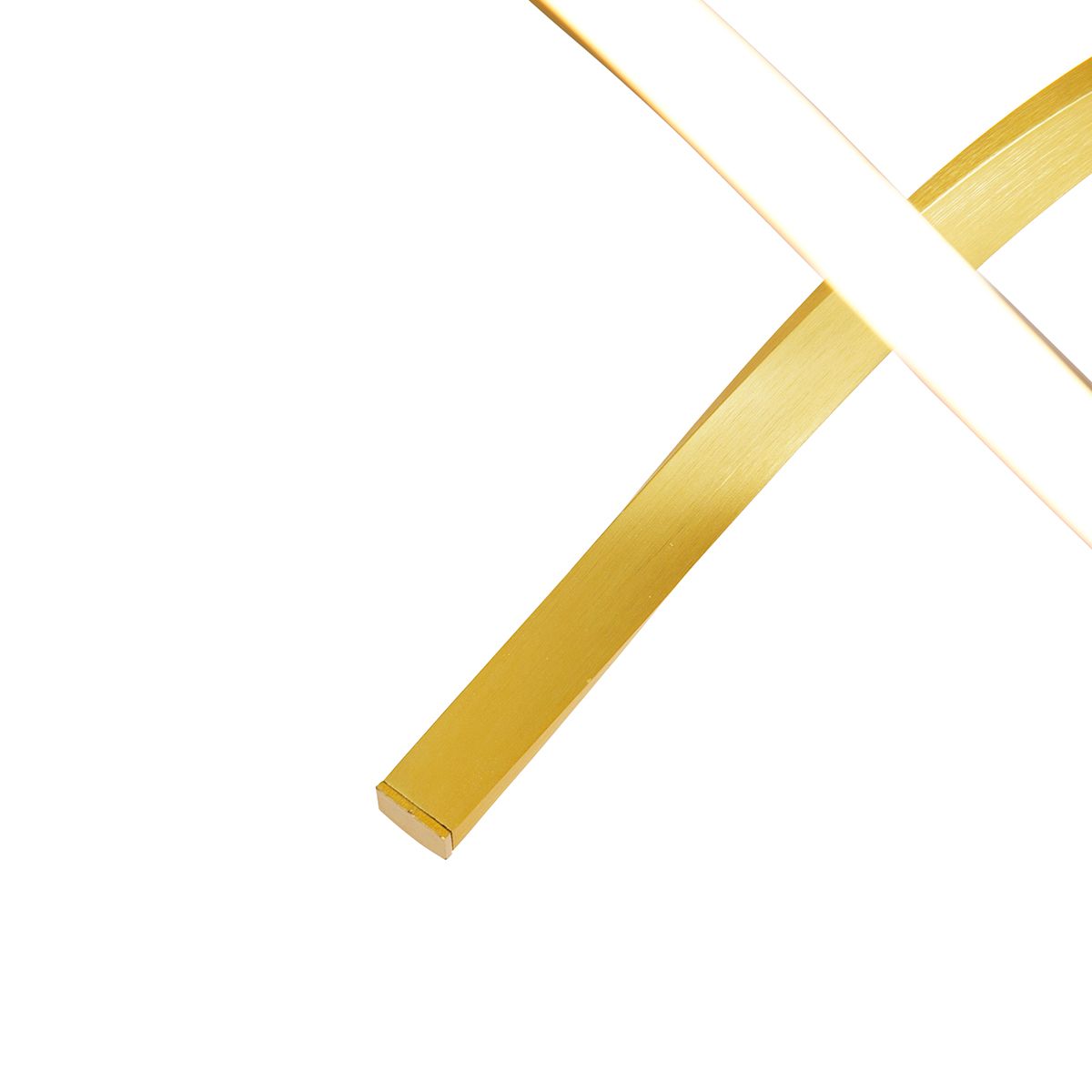 Hanglamp goud incl. LED 3-staps dimbaar in kelvin - Henk