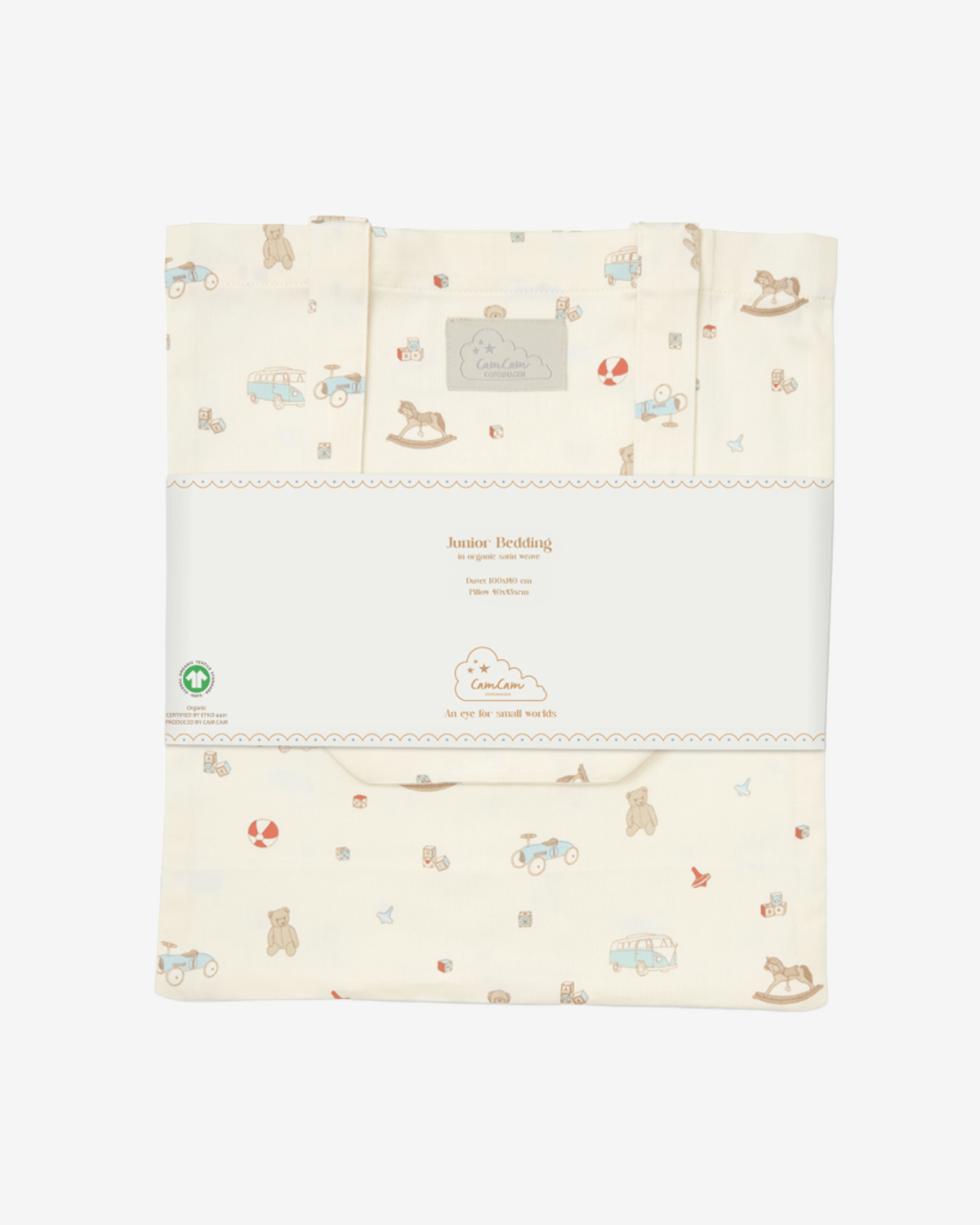 Sengetøy Barn 100×140 – Sateng, Øko Bomull | Bedding Junior