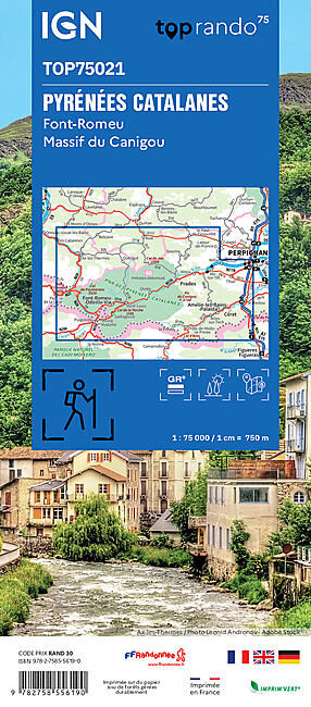 IGN - TOP75021 - PYRENEES CATALANES IGN