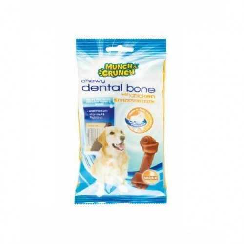 Ossinhos de dentição de frango para cães, sabor frango.