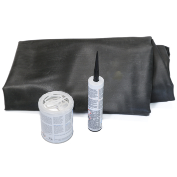 EPDM dakpakket tbv tuinhuis 200x200 cm