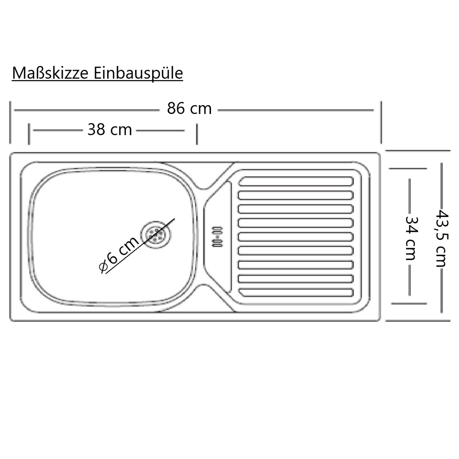 Küchenzeile MERAN - weiß - Wotaneiche - mit E-Geräten - 240 cm