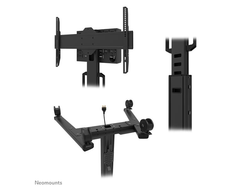 NEOMOUNTS TV-Trolley FL50S-825BL1 Schwarz Mobiler Bodenständer für 37-75