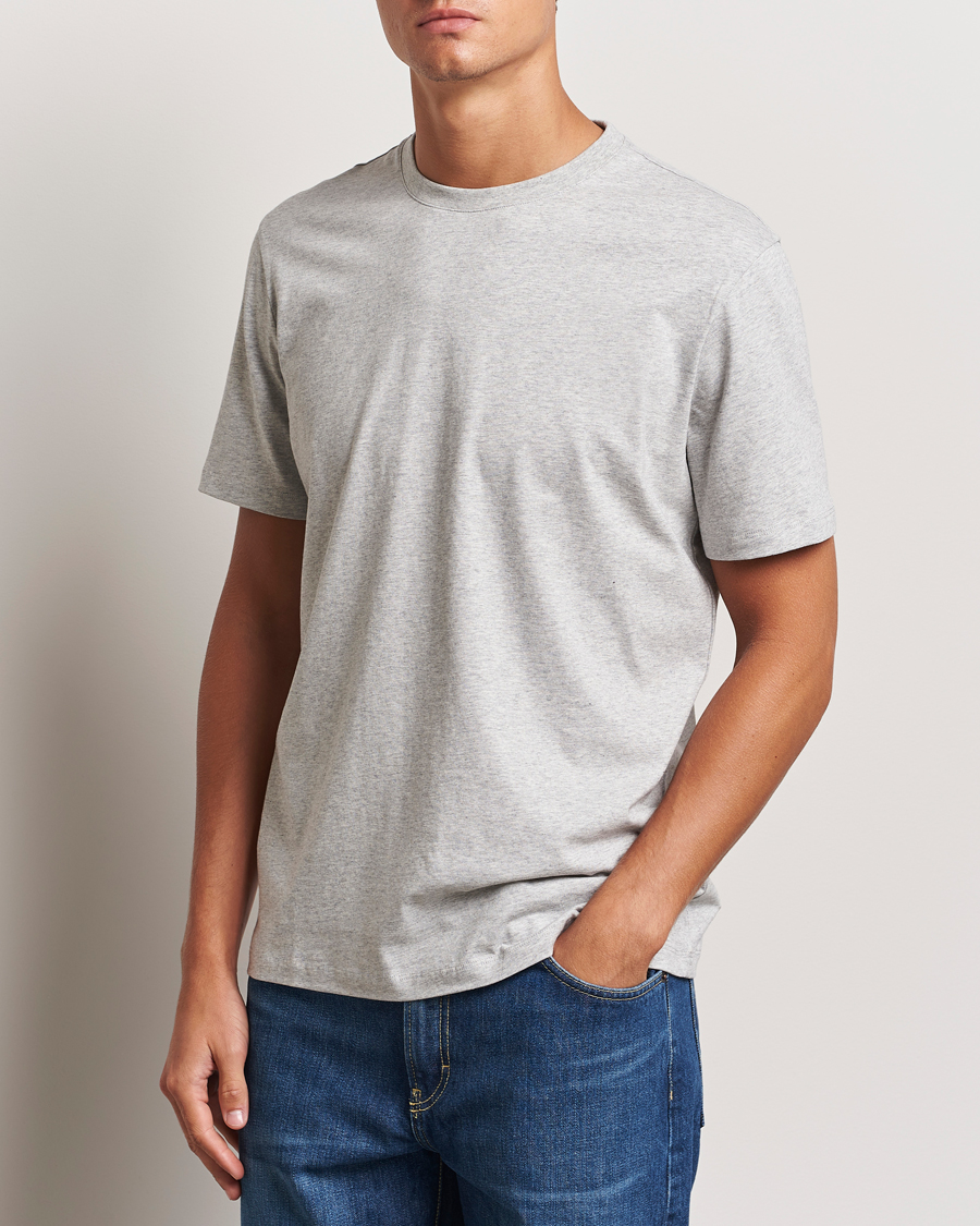 A Day's March Midweight T-Shirt Grey Melange