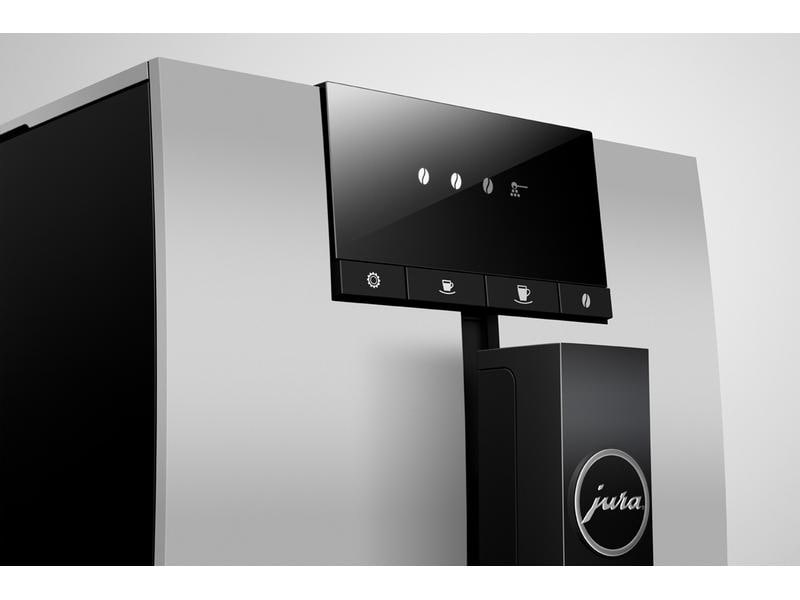 JURA Kaffeevollautomat ENA 4 Platin (SB) Kompakter Eintassen-Vollautomat