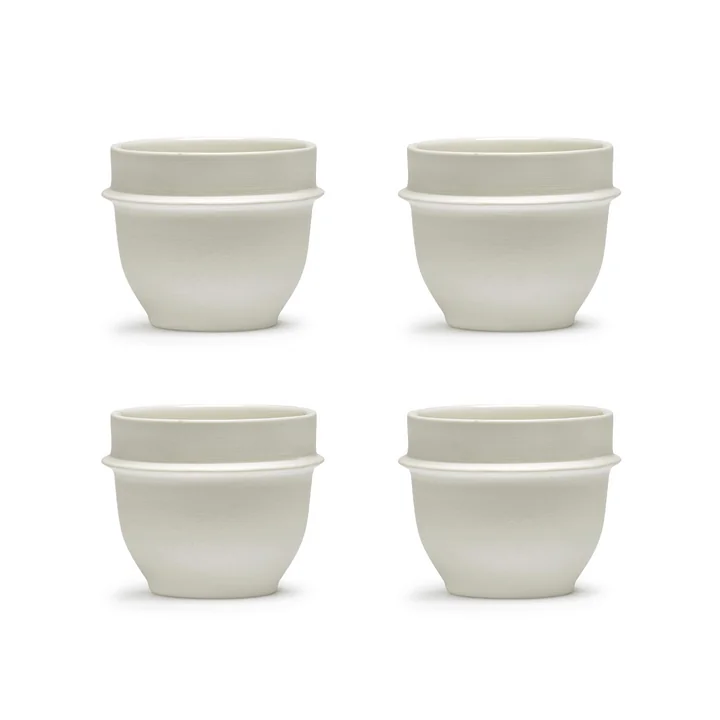Serax - Dune Espressotasse by Kelly Wearstler, Alabaster / weiss (4er-Set)