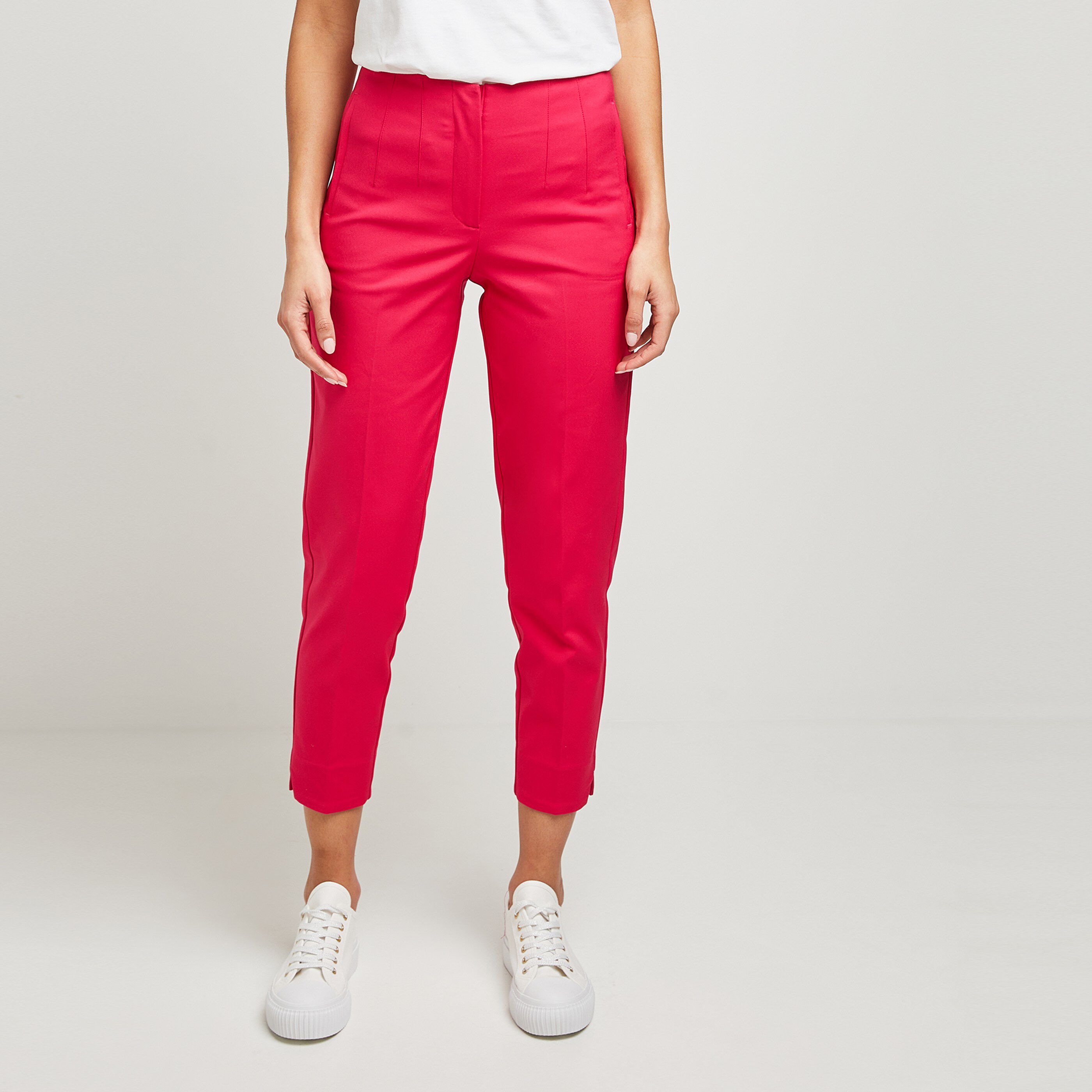 Pantalon cigarette femme - ROSE