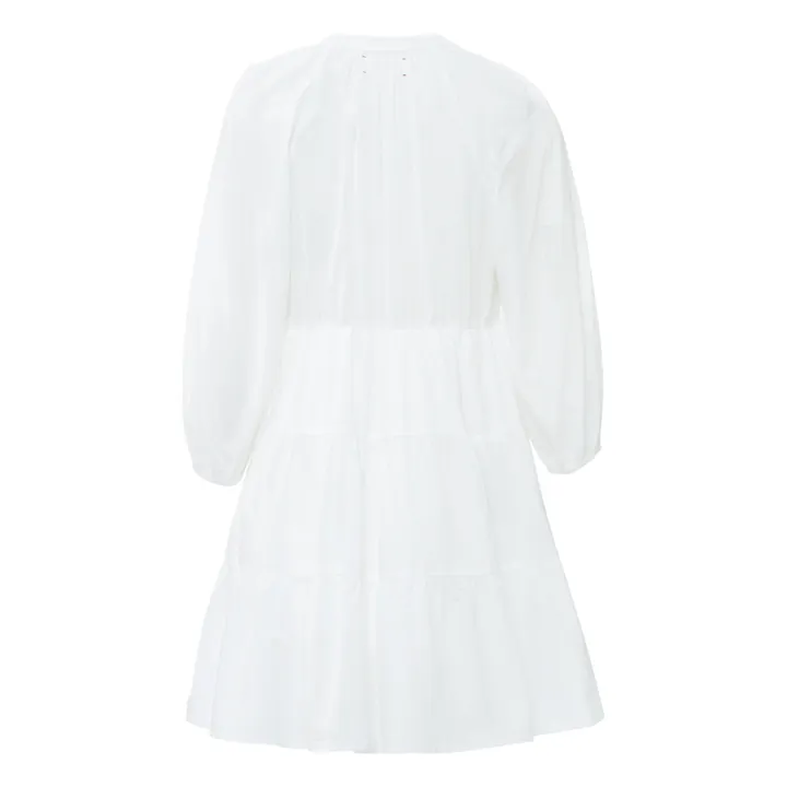 Xirena Robe Nadia Popeline de Coton | Blanc