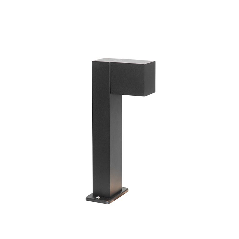 Industriële staande buitenlamp zwart 35 cm IP44 - Baleno