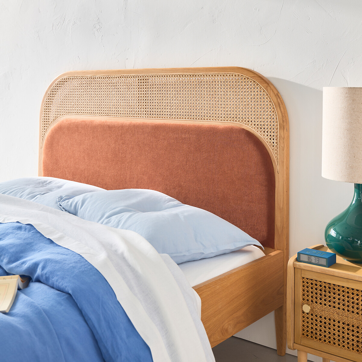 LA REDOUTE INTERIEURS<br>Mesa de cabeceira com 1 porta em vime Tempa