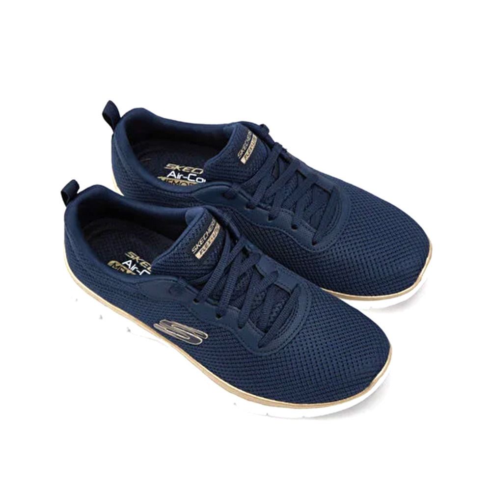 Skechers FLEX APPEAL 4.0-BRILLIANT VIE - Chaussures training Femme navy/gold