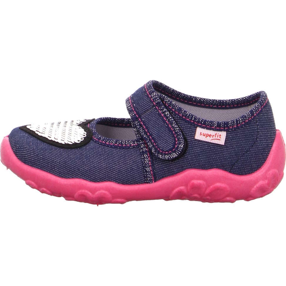 Superfit Bonny Hausschuhe Kinder blau
