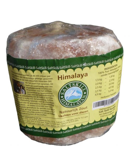 Salt Skill Himalaya Liksteen - Voedingssupplement - 1.5 kg Rond+touw