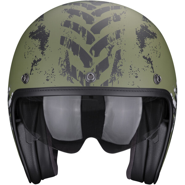 Scorpion - Casque Belfast Evo Nevada Kaki / Argent