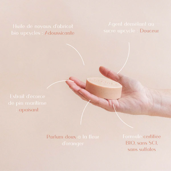 Ensème Shampoing Solide - Cuir chevelu sensible 50g