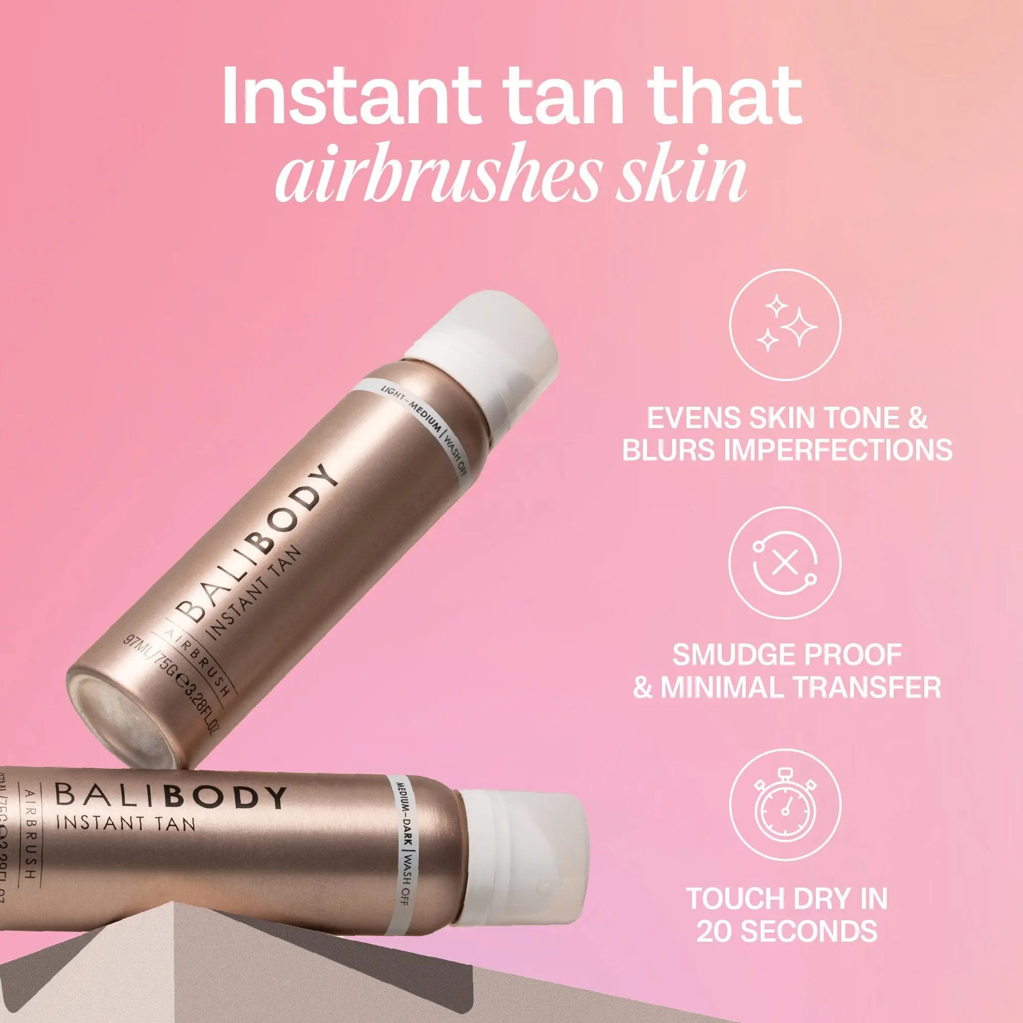 Instant Tan Light to Medium