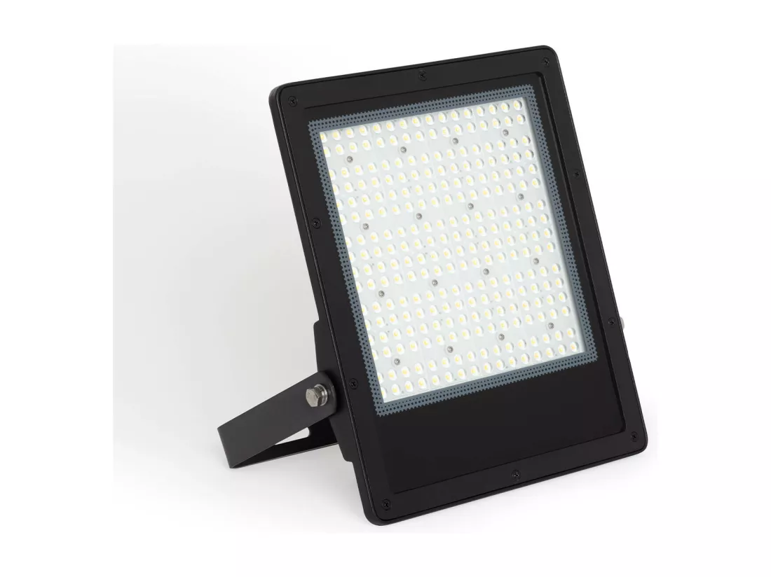Projecteur LED 150W Dimmable 0-10V 170 lm/W IP65 ELEGANCE Slim PRO Noir Blanc Neutre 30º 4000K