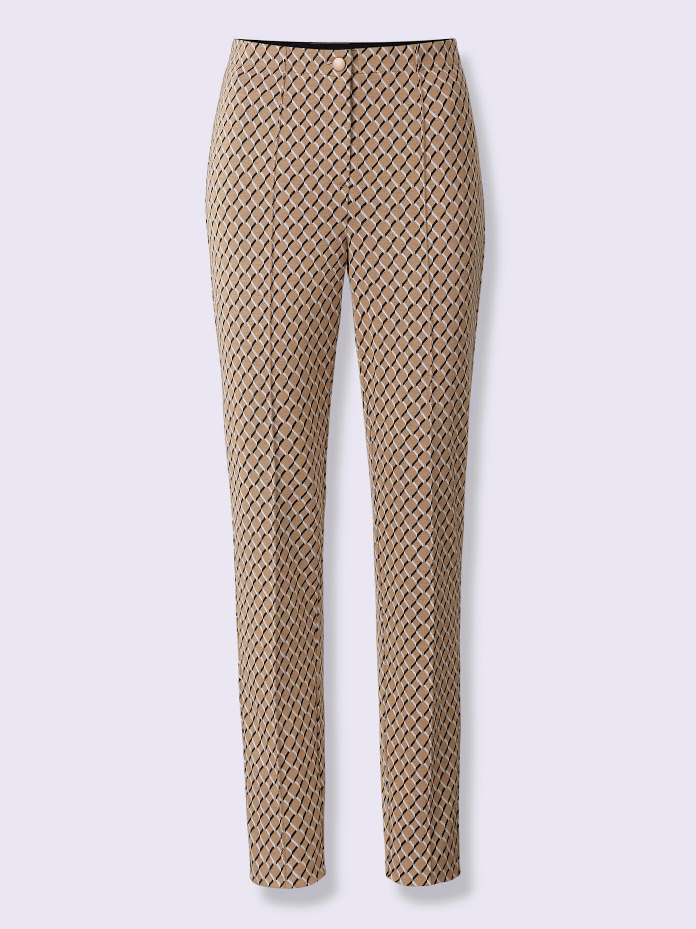 Pantalon en jersey jersey élastique et indéformable