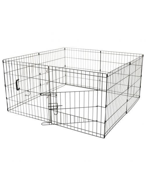Adori Puppyren Zwart - Hondenbench