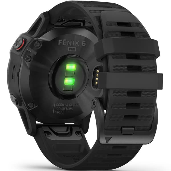 Montre cardio GPS GARMIN FENIX 6 PRO BAND BLACK W/BLACK