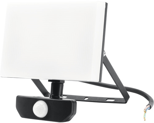LED Sensor Spotlight 30W 3300 lm 4000K 18,5x16,5 cm zwart