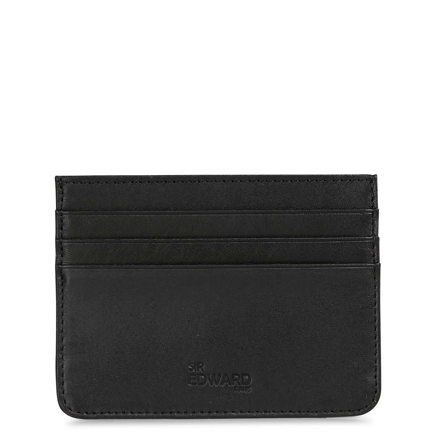 ETA - Porte cartes en cuir| Noir